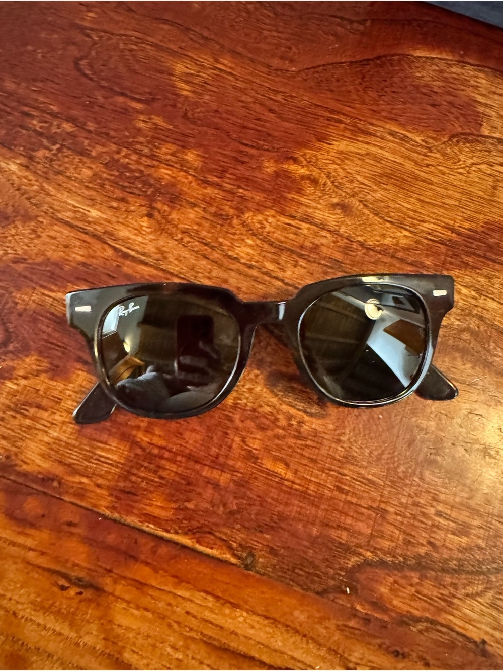 Ray-Ban tortoise “Meteor” Sunglasses